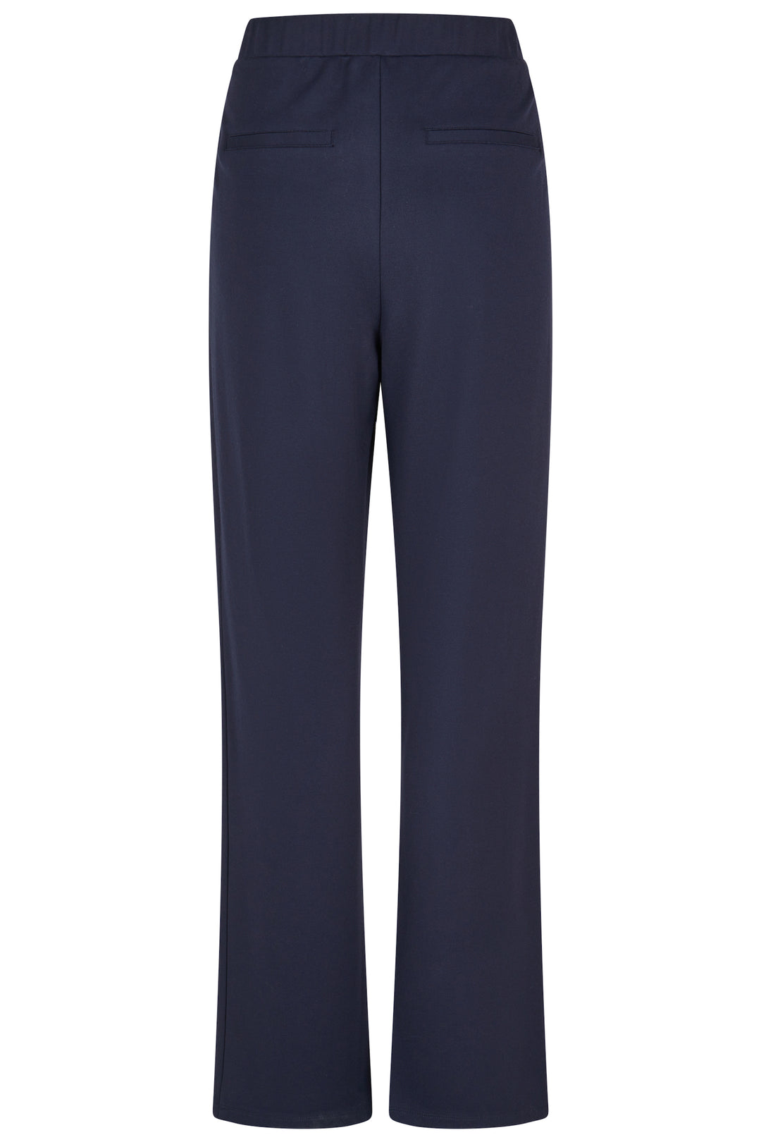 Barbara Lebek Marineblaue Hose mit Knopfdetail