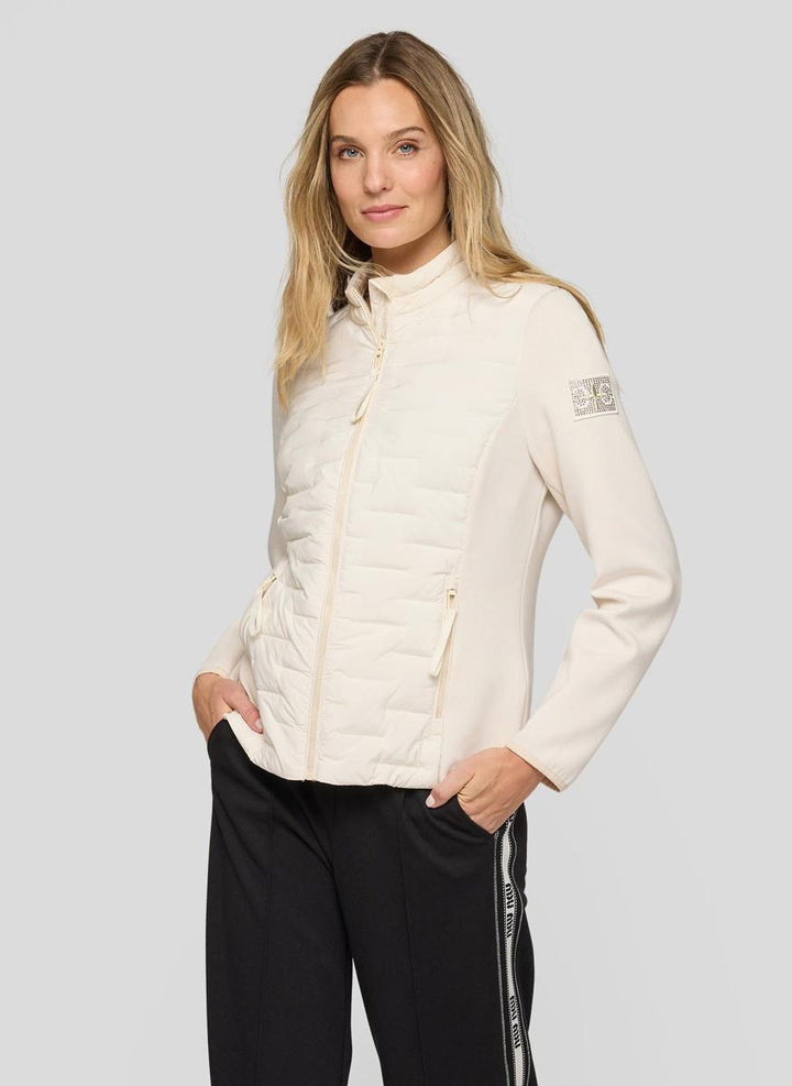 Rabe Steppjacke in Off-White