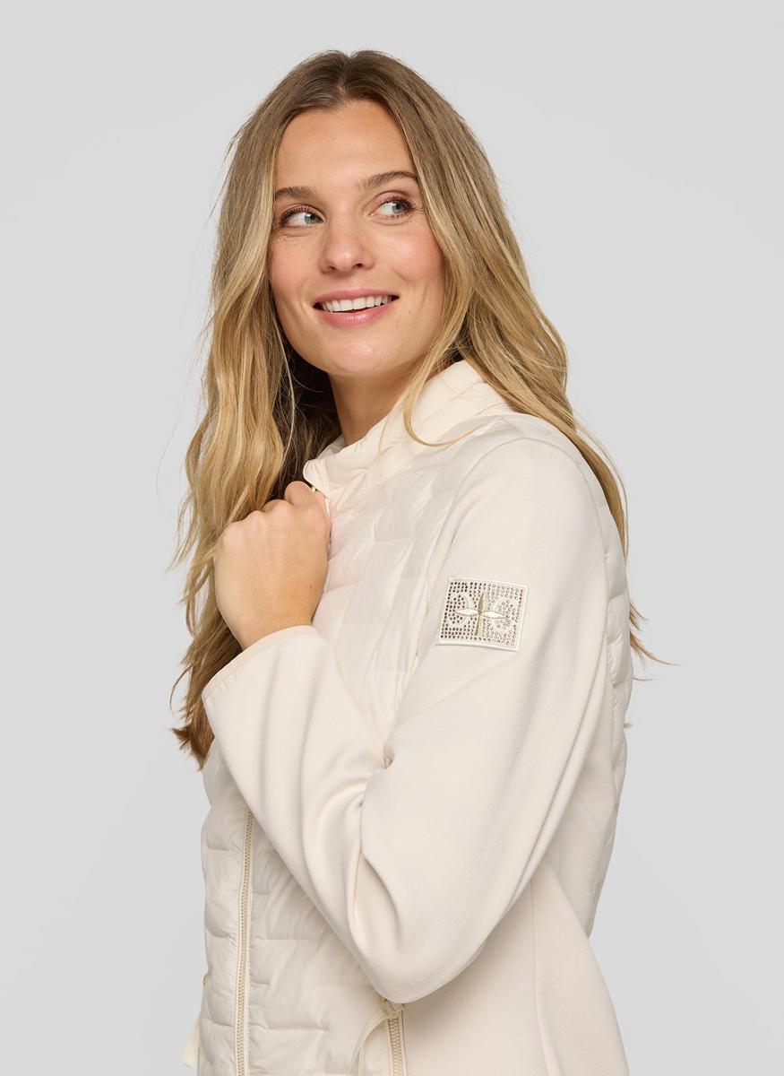 Rabe Steppjacke in Off-White