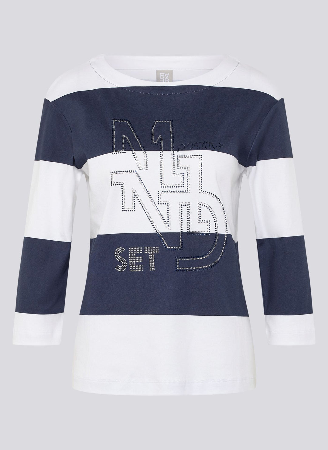 Rabe Navy Wide Stripes Shirt