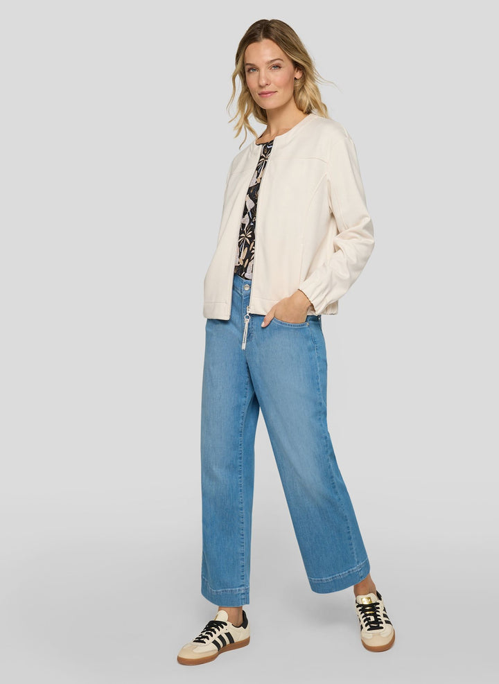 Rabe Beige Leichte Jacke mit Reißverschluss