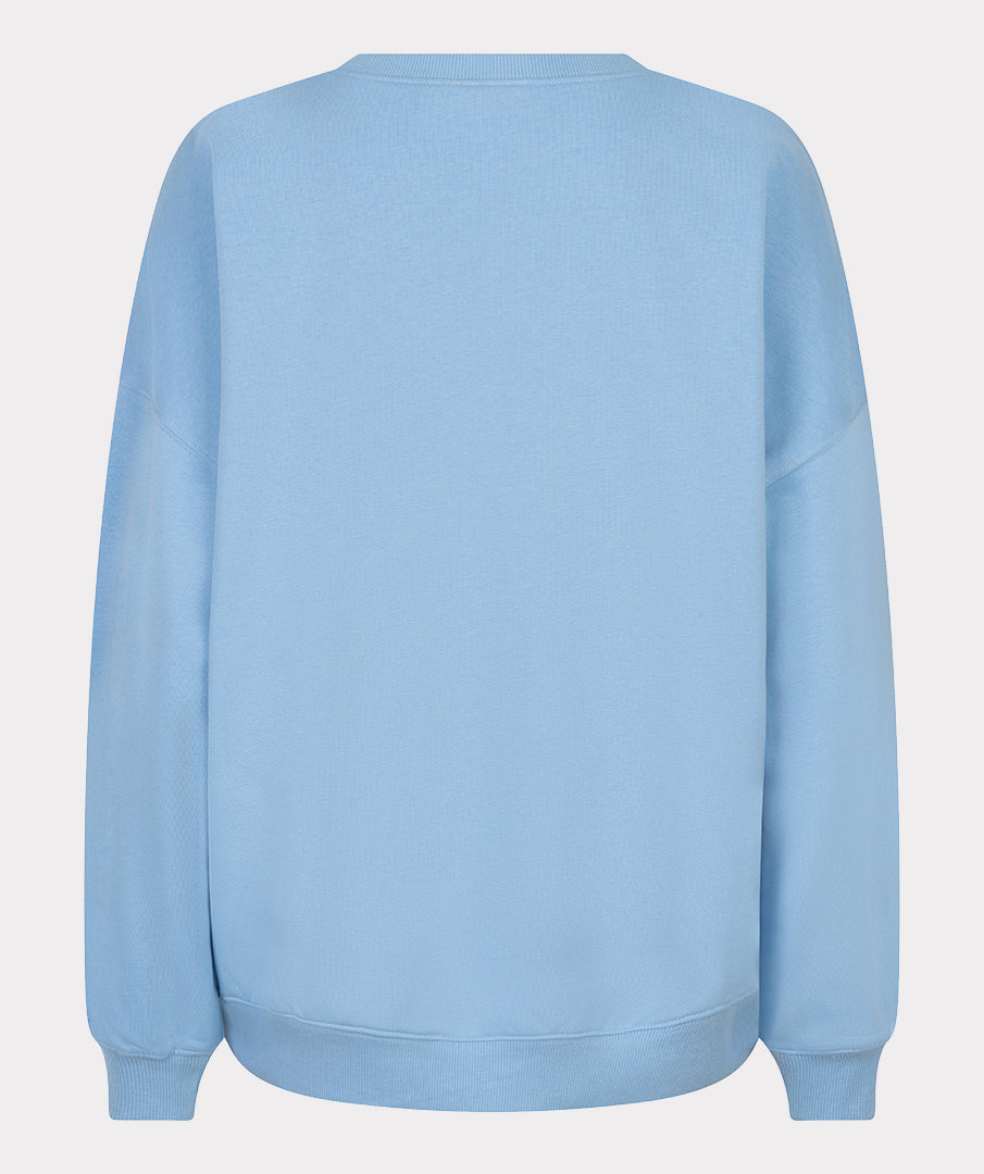 EsQualo Blue 'Chicago' bedruckter Pullover