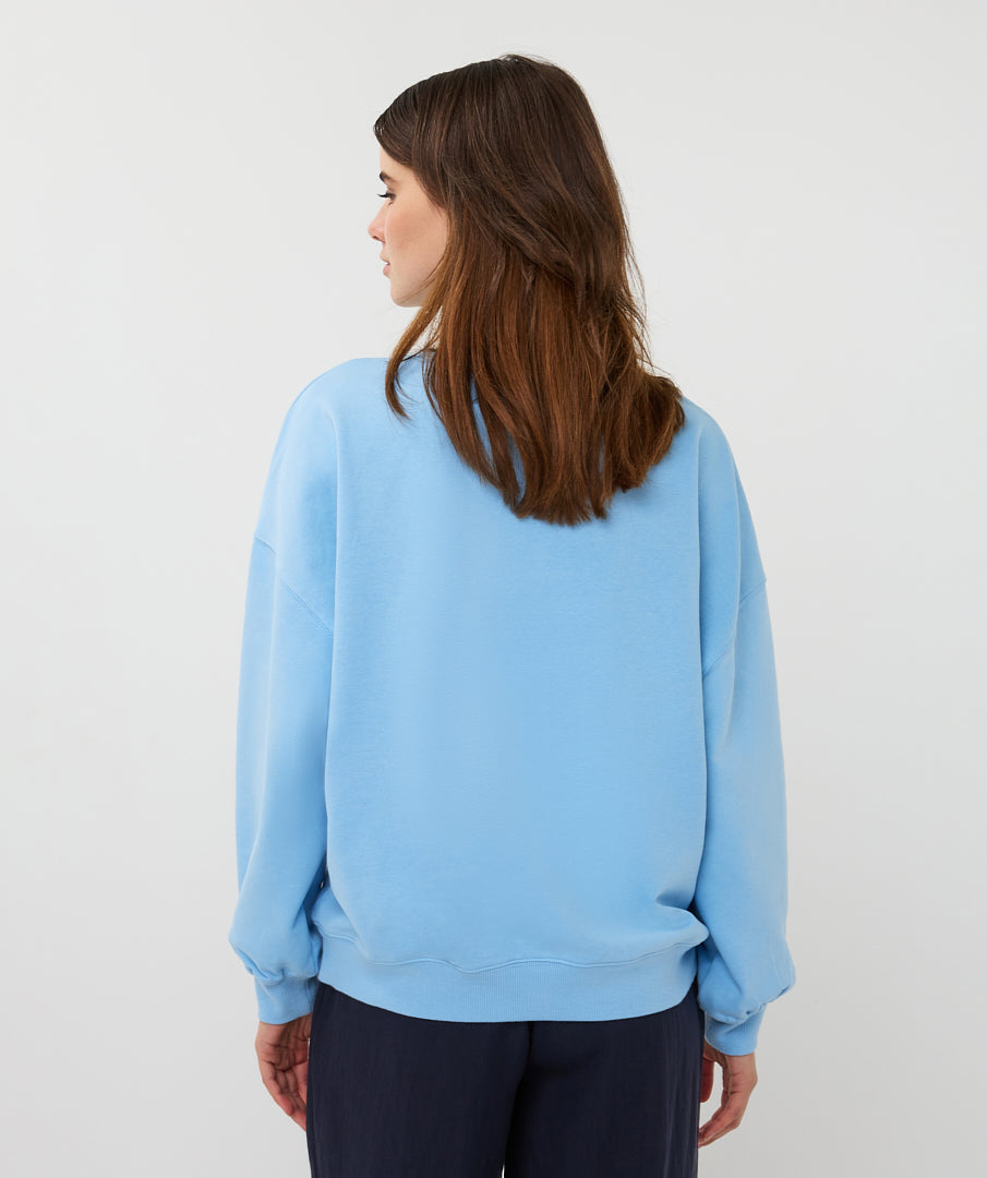 EsQualo Blue 'Chicago' bedruckter Pullover
