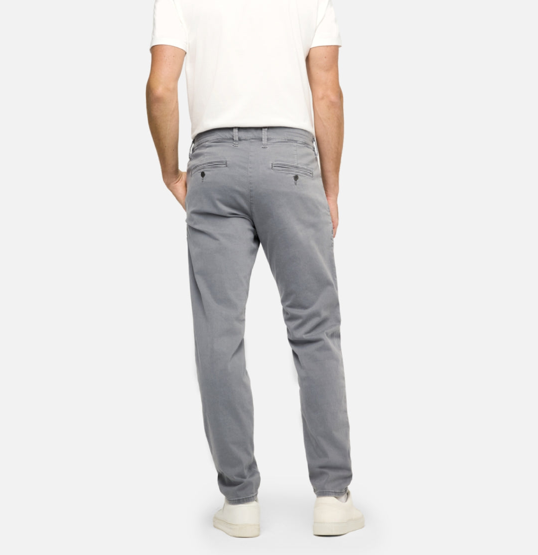Mac Jeans Driver Pants Chino, Light Grey
