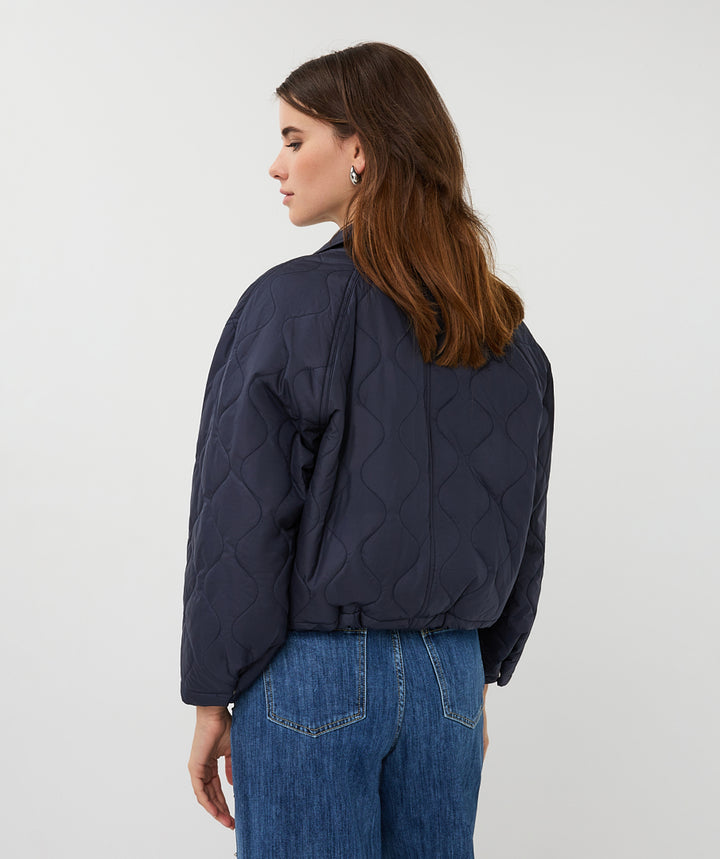 EsQualo Steppjacke in Marineblau