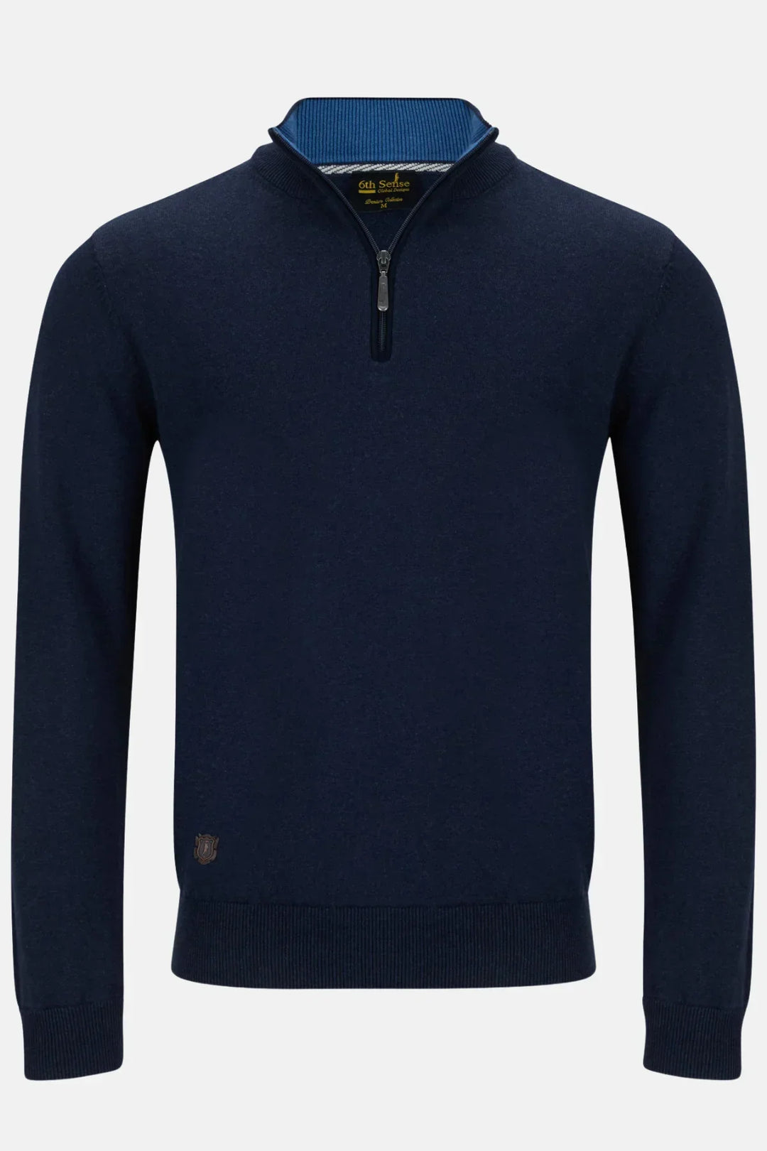 6th Sense Harry 1/4 Zip Jumper, Navy