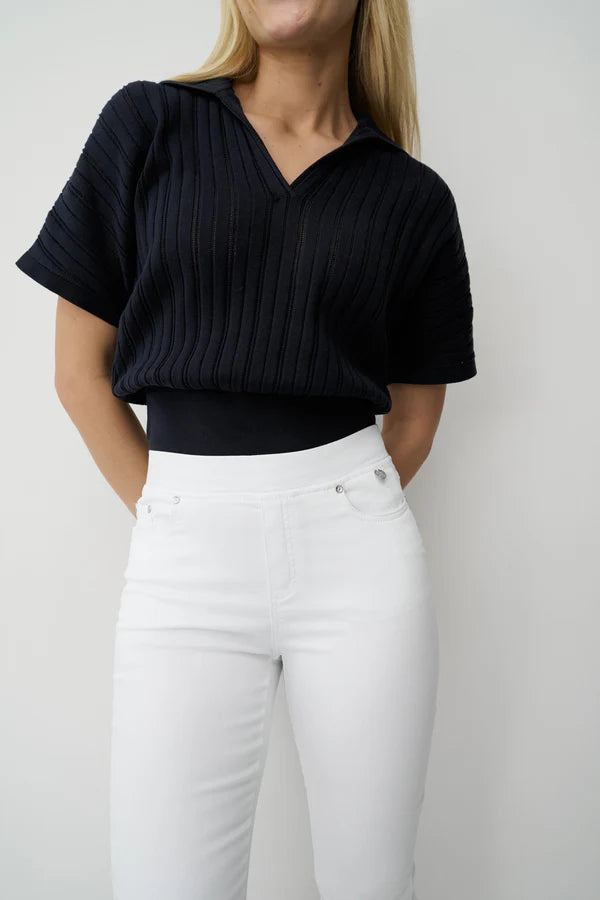 Anna Montana Leinen Angelika Jumpsuit Slim 3/4 Jeans