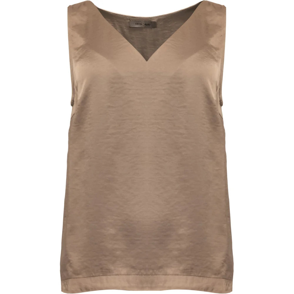 Costamani Clip Top, Dark Sand