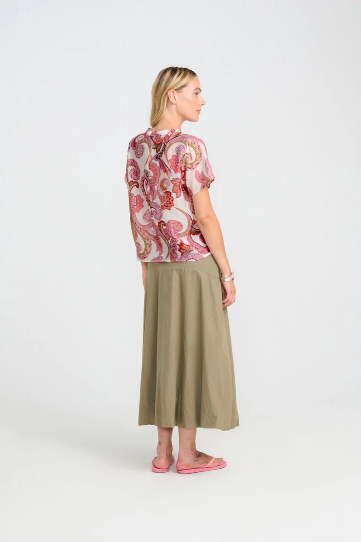 Rosa Narzissenbluse von Costamani