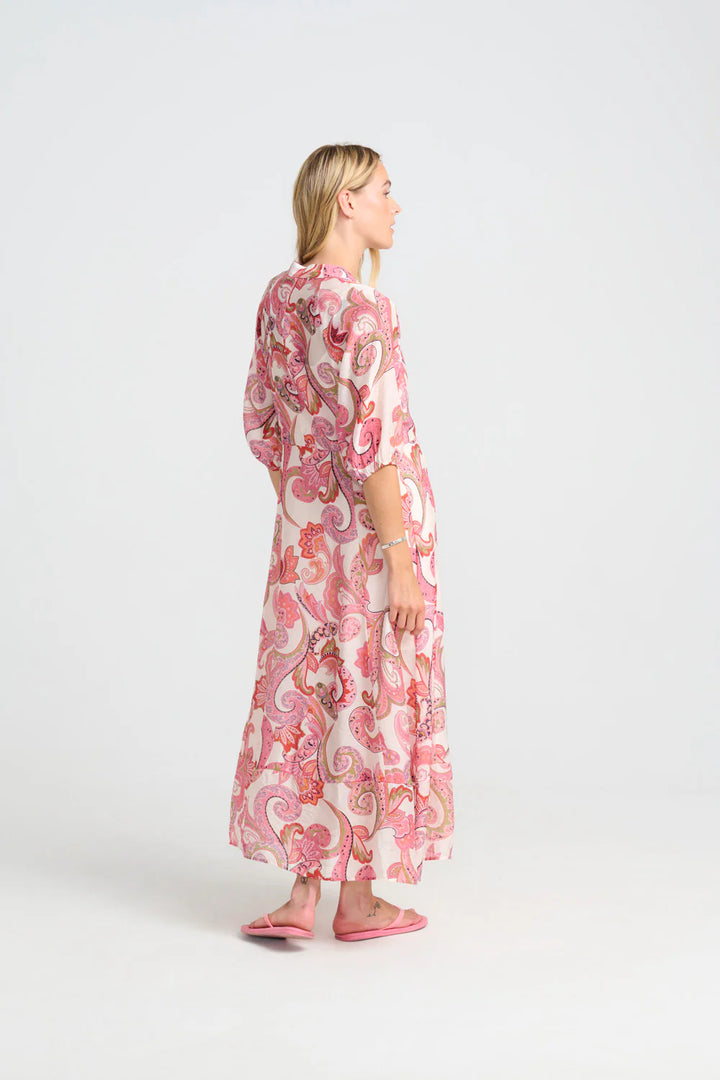 Costamani Pink Daffodil Long Dress