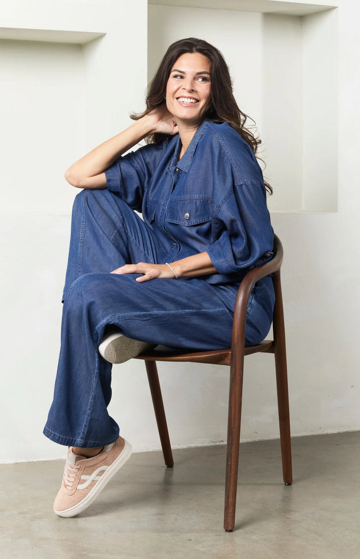 Zoso Farah Dunkelblaue Jeans