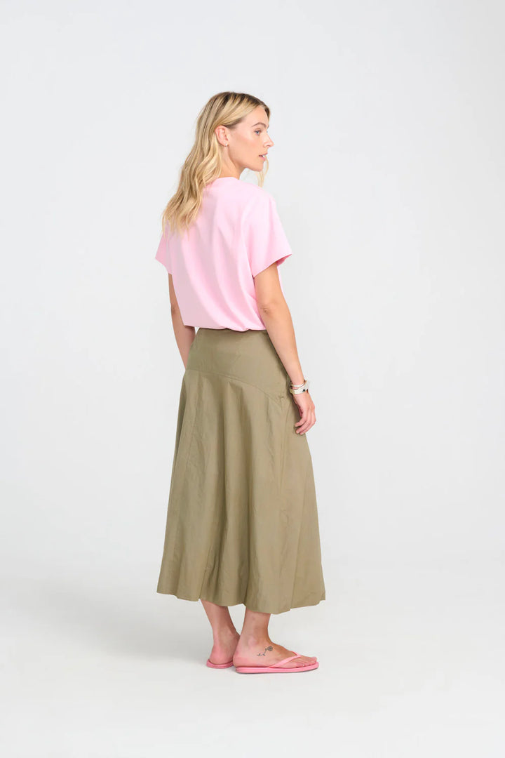 Costamani Top in Rosa/Armee-Florett