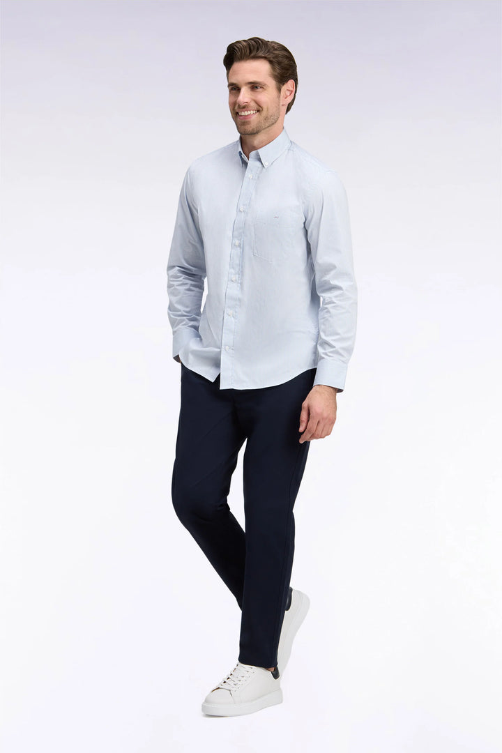 Eden Park Sky Stripes Shirt, Blue