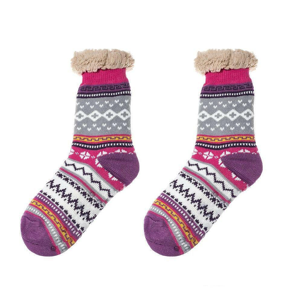 Nordische dicke flauschige Socken