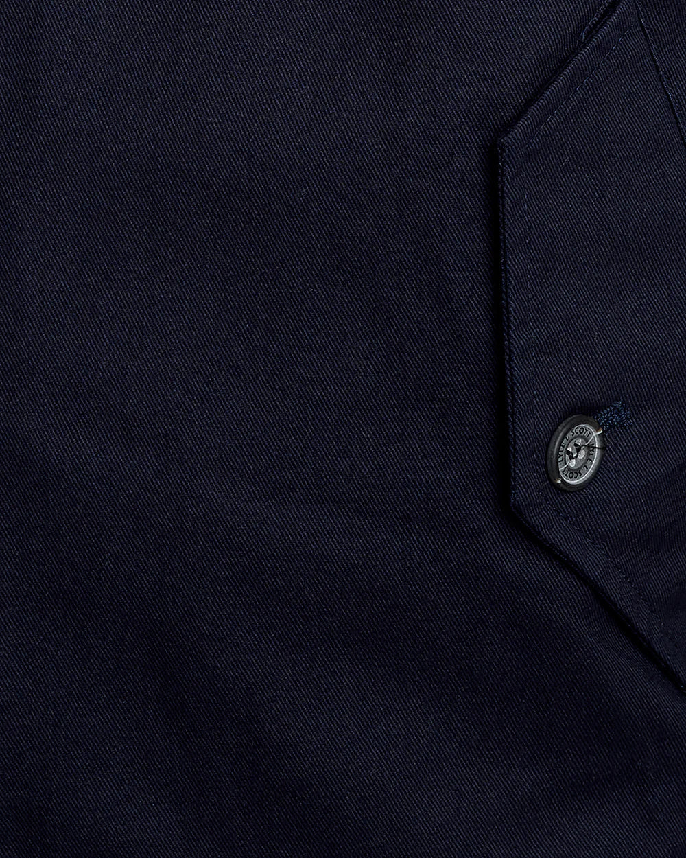Lyle & Scott Dark Navy Cotton Harrington Jacket