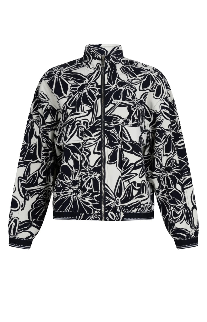 Zoso Jenny Reisejacke mit blauem Print