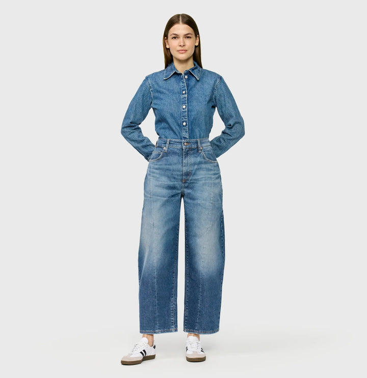 Mac Jeans Dakota Barrel Blue Used Wash Jeans