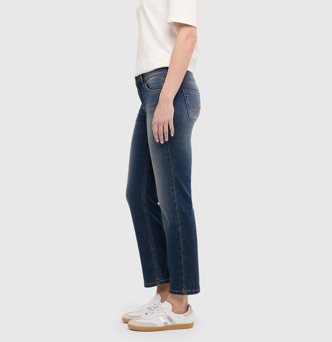 Mac Jeans Carrie Straight Slim Stormy Midblue Jeans