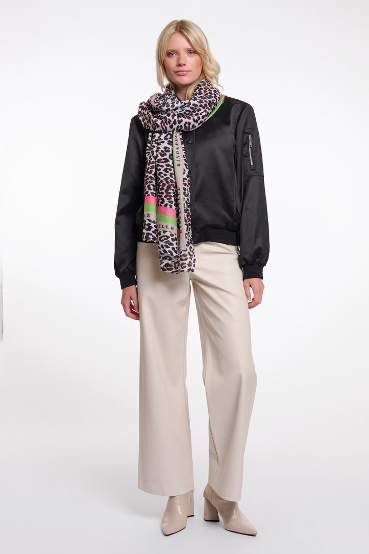 Rino & Pelle Klaartje Schal mit Leopardenmuster