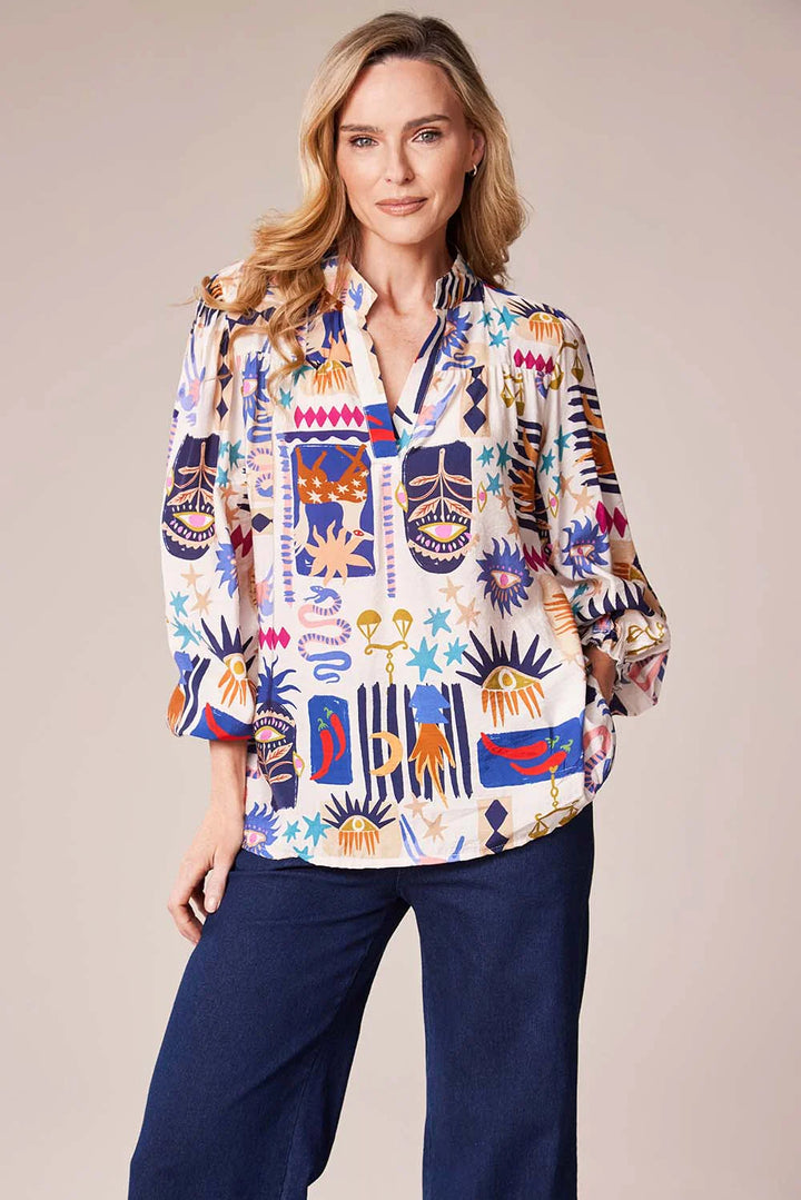 Decollage MC18022S Navy Tribal