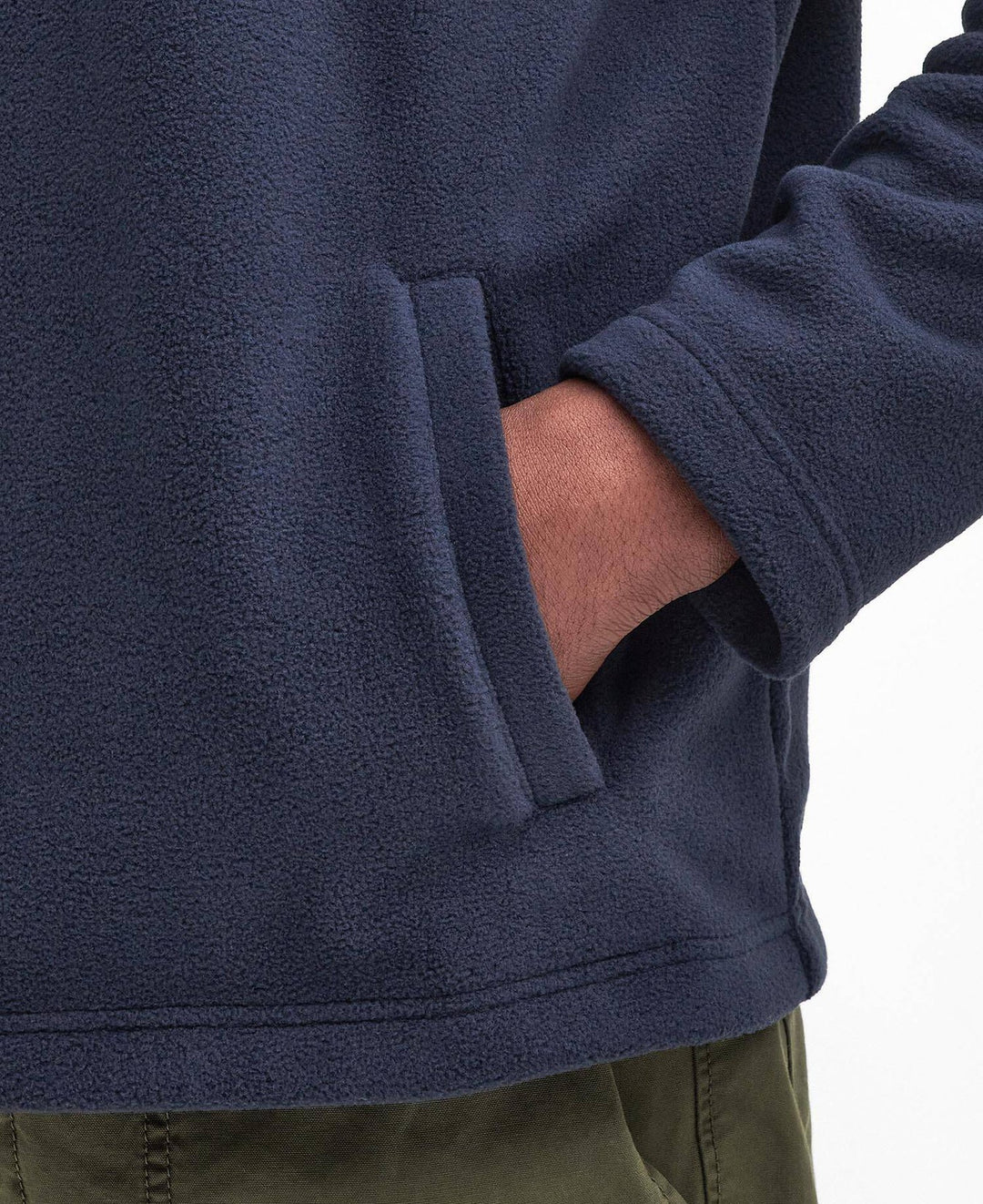 Barbour Essentials Half Zip Fleece, Navy