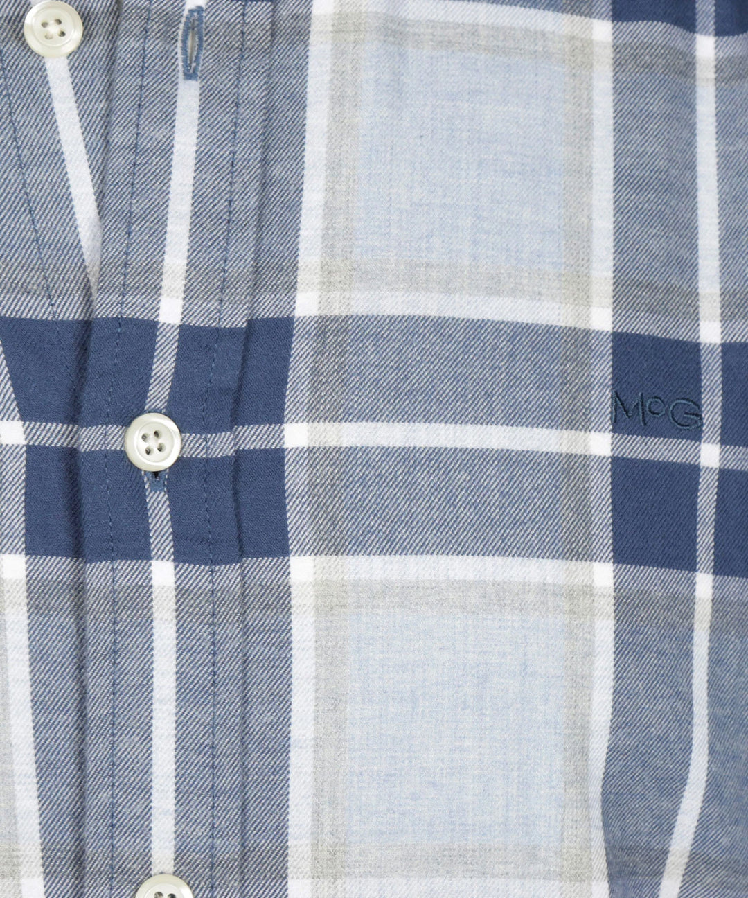 McGregor Melange Check Shirt, Light Blue