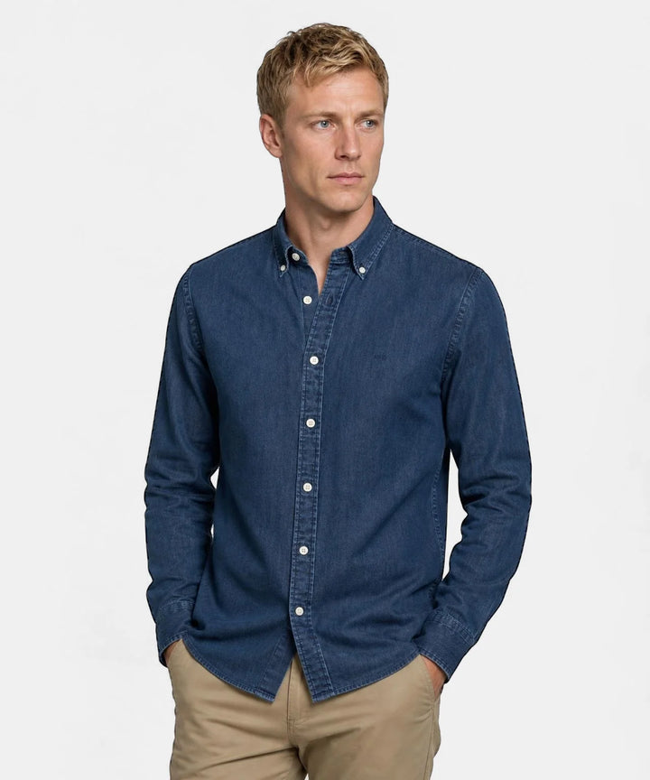 McGregor Chambray Denim Shirt, Blue