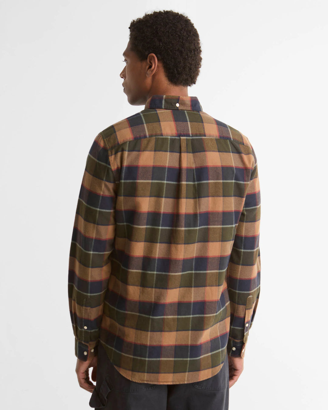 Barbour Valley Tailored Checked Shirt, Olive