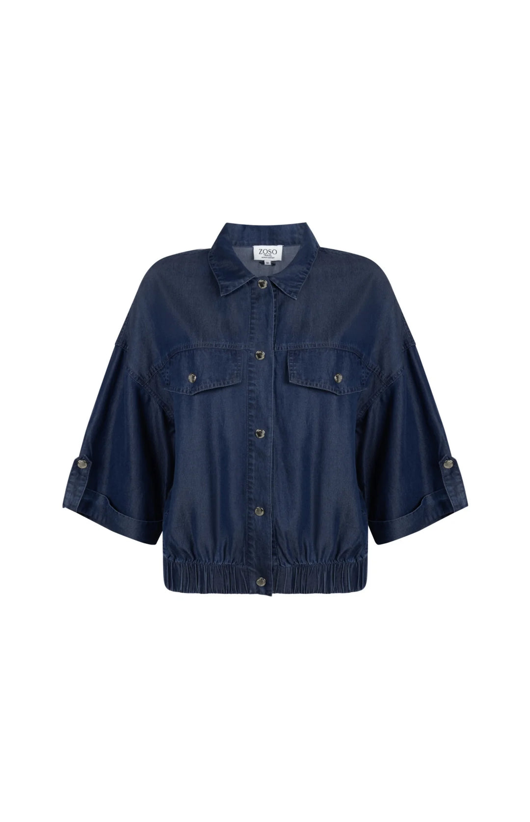 Zoso Maartje dunkle Jeansbluse