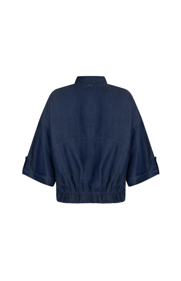 Zoso Maartje dunkle Jeansbluse
