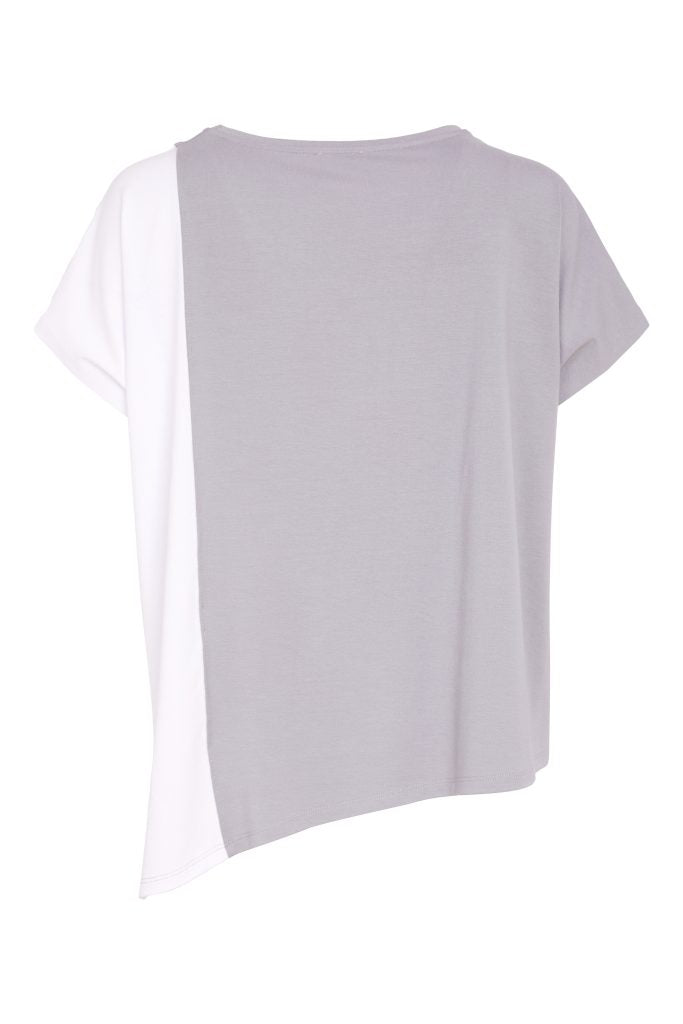 NAYA Top mit Tauben- und Weißprint