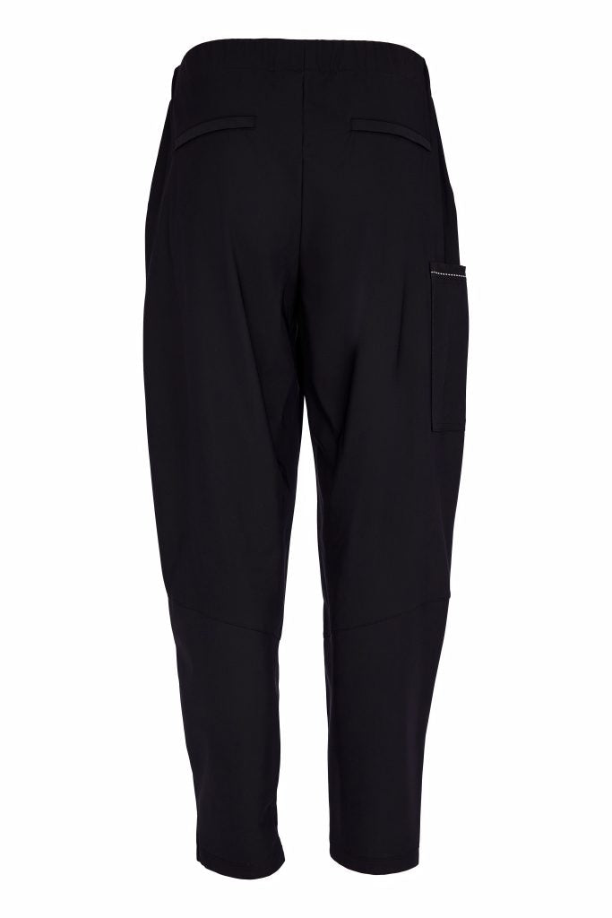 NAYA Schwarze Hose mit elastischem Bund