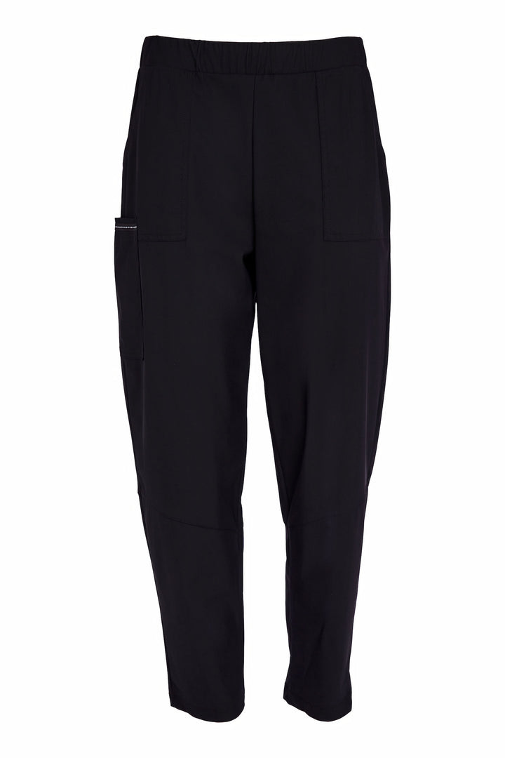 NAYA Schwarze Hose mit elastischem Bund