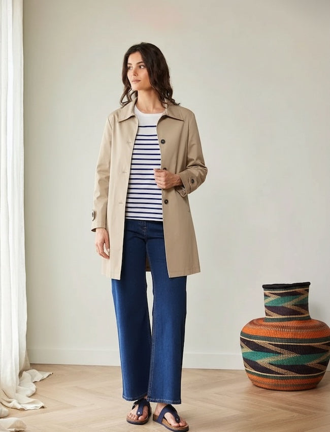 Peruzzi Beige Mac Mantel