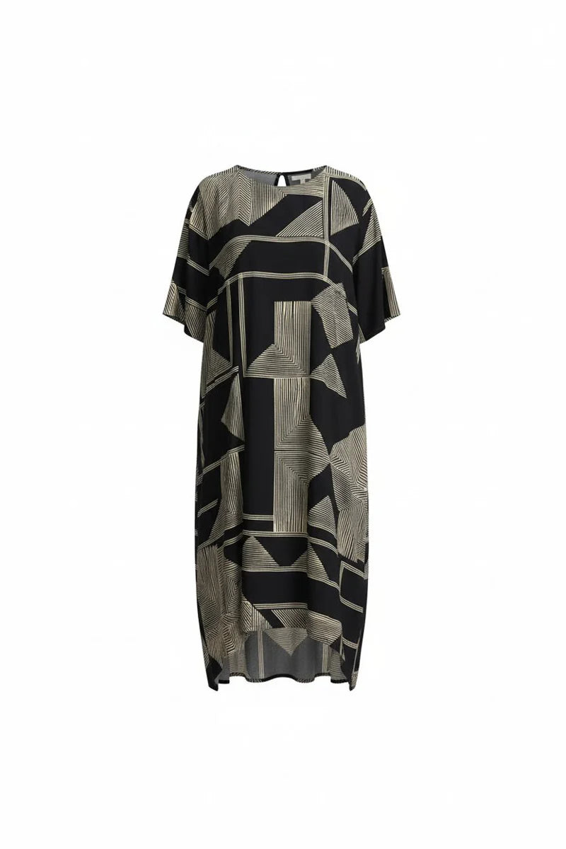 Peruzzi Kleid mit geometrischem Muster