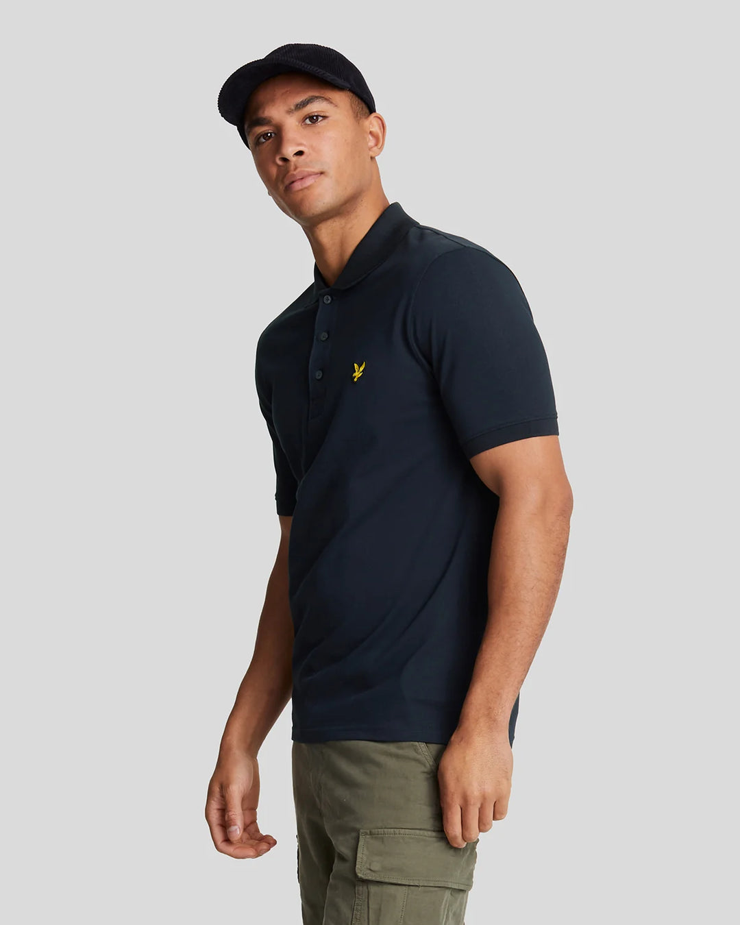 Lyle & Scott Cotton Polo Shirt, Dark Navy