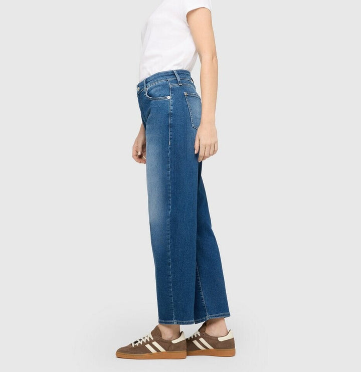Mac Jeans Danni Barrel Midblue Used Washed Denim Jeans