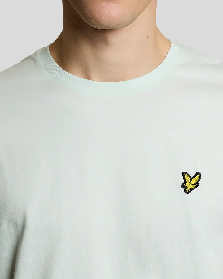 Lyle & Scott Blue Cotton Crew Neck T-Shirt