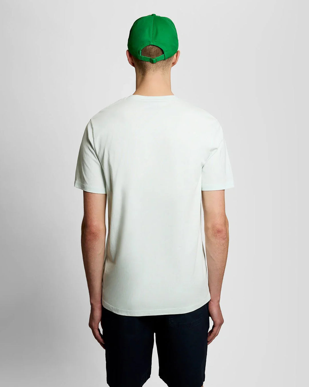 Lyle & Scott Blue Cotton Crew Neck T-Shirt