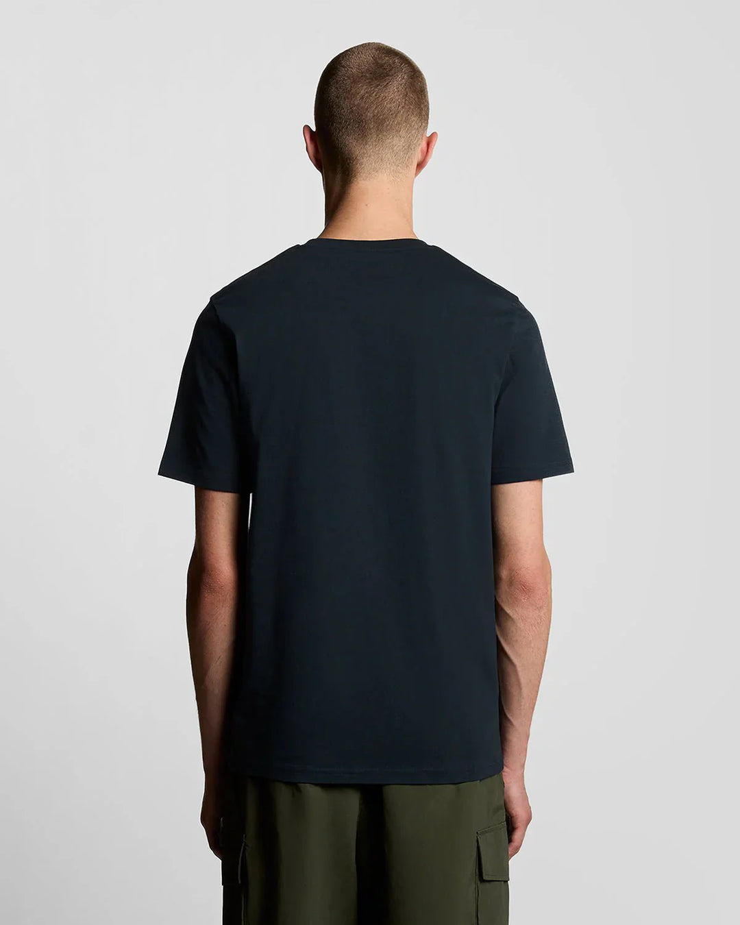 Lyle & Scott Navy Cotton Crew Neck T-Shirt