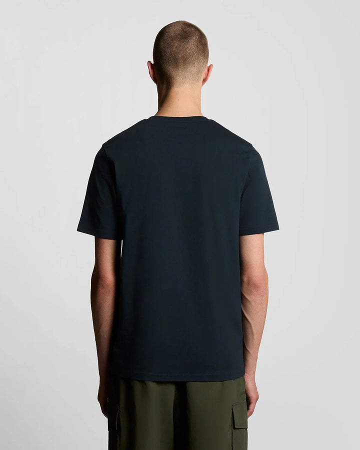 Lyle & Scott Navy Cotton Crew Neck T-Shirt