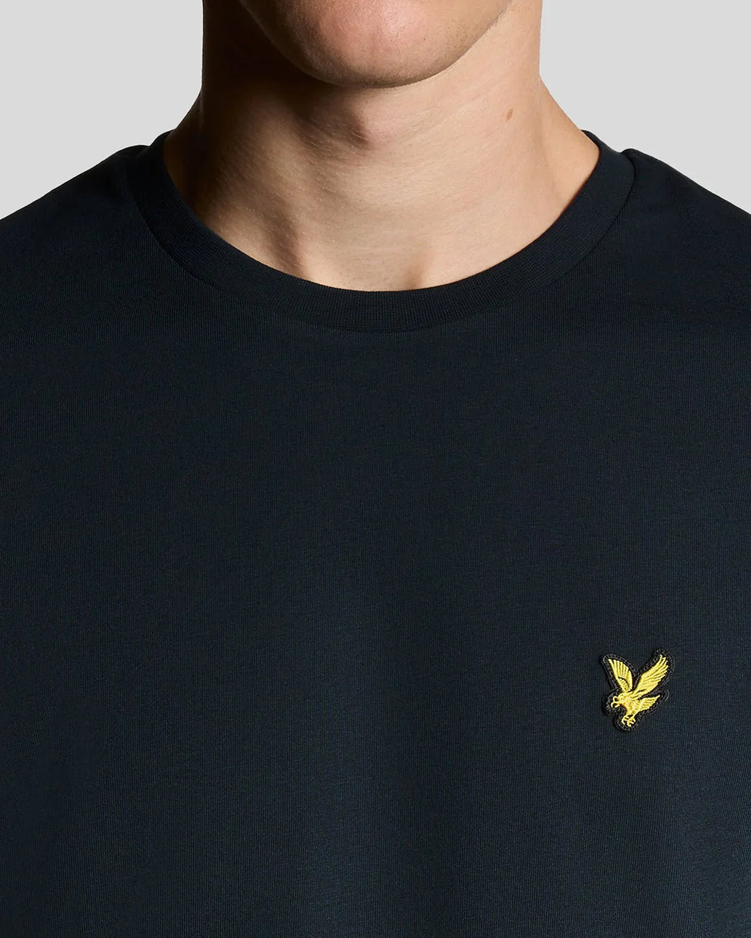 Lyle & Scott Navy Cotton Crew Neck T-Shirt