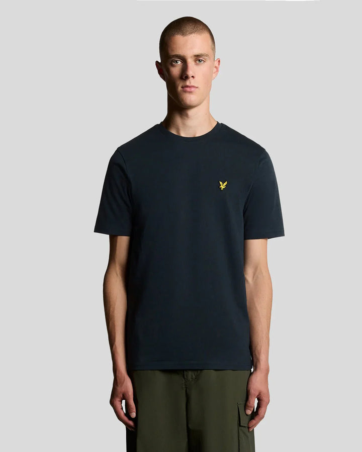 Lyle & Scott Navy Cotton Crew Neck T-Shirt