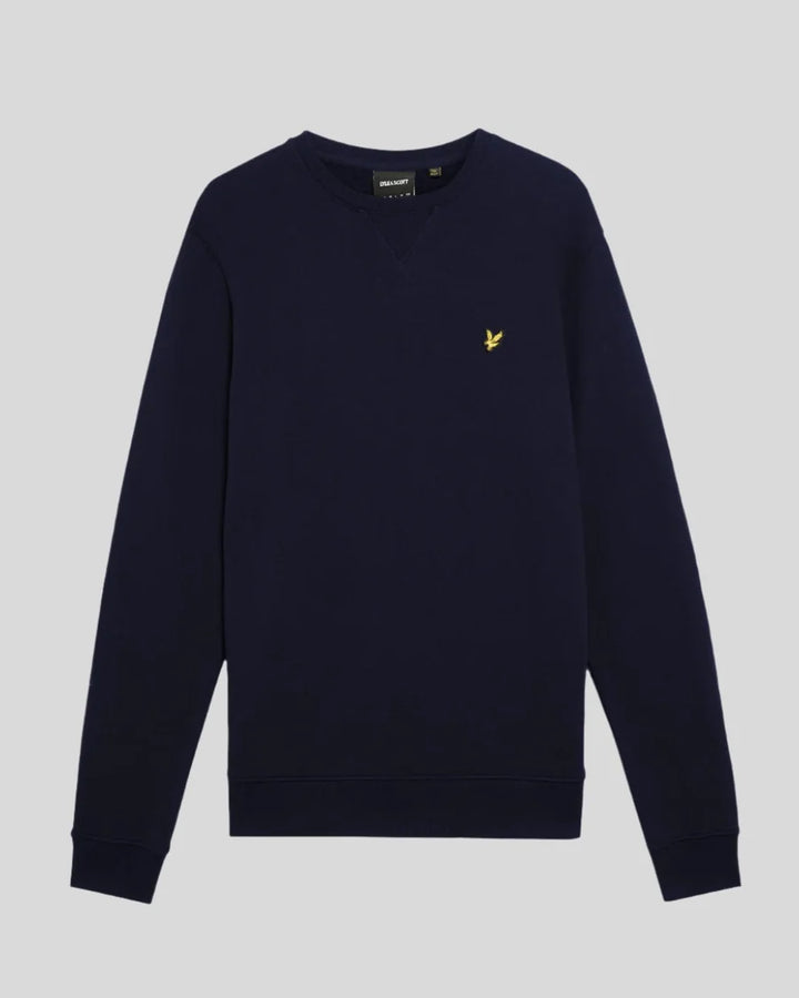 Lyle & Scott Cotton Crew Neck Sweatshirt, Dark Navy