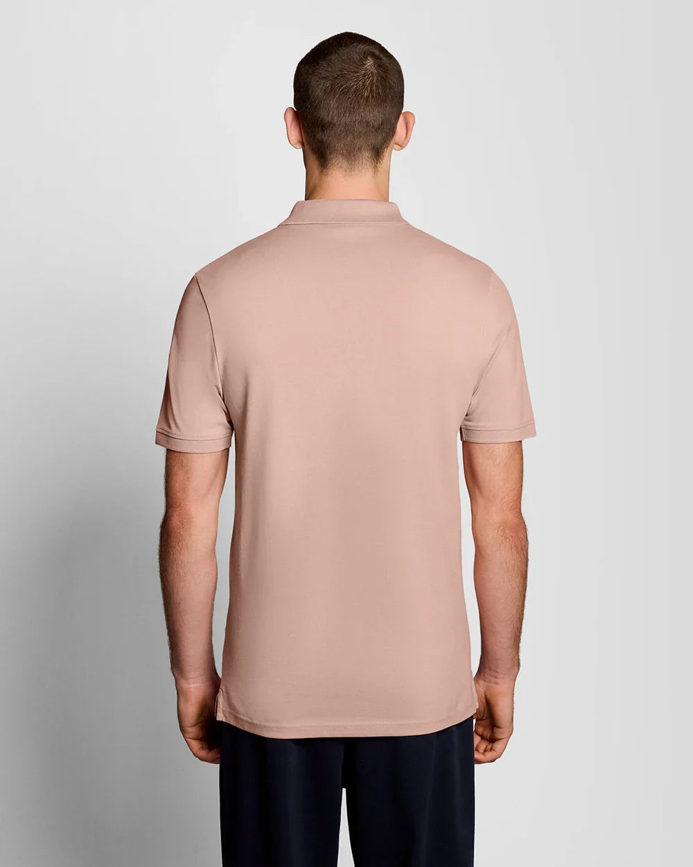 Lyle & Scott Pink Cotton Plain Polo Shirt