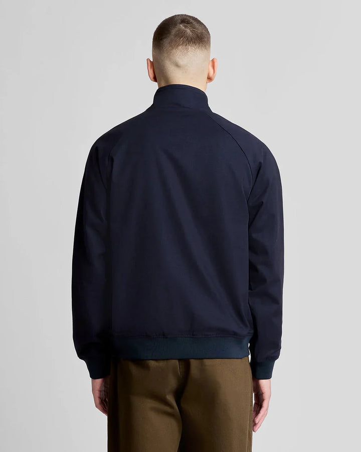 Lyle & Scott Dark Navy Cotton Harrington Jacket